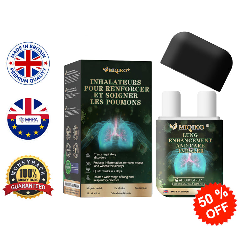 🍒【💟Made and Shipped from UK✅】👨‍⚕️MIQIKO® The Lung Enhancement and Care Inhaler(🌈Recommended by lung specialists🌈)
